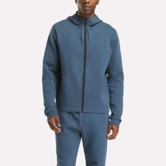Active Collective DreamBlend-hoodie med hel dragkedja för män