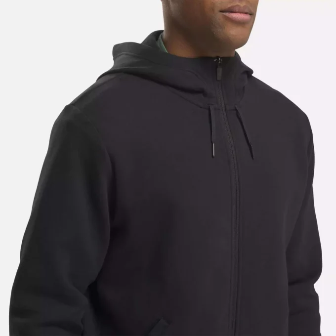 Active Collective DreamBlend-hoodie med hel dragkedja för män