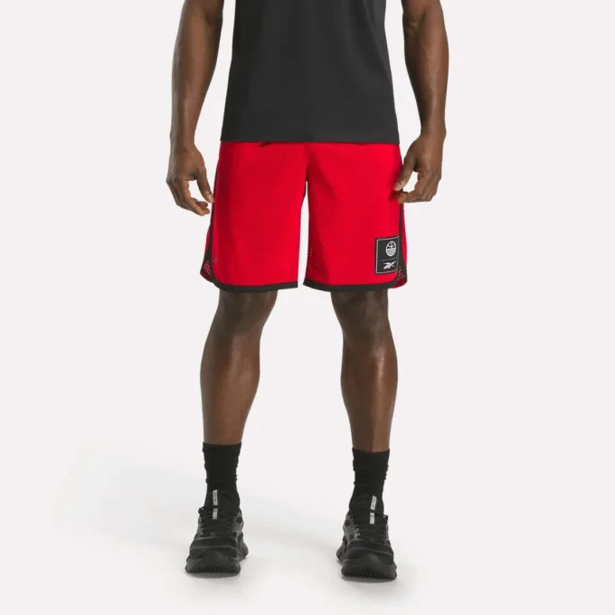 Basketshorts i mesh för herr