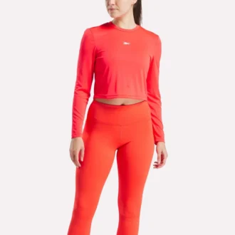 Core Slim Fit Crop Long Sleeve Tee för damer