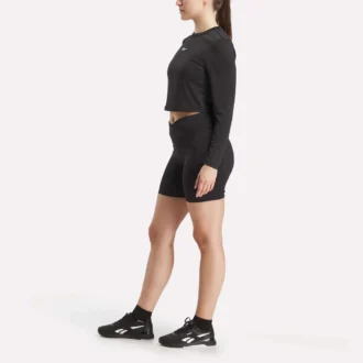 Core Slim Fit Crop Long Sleeve Tee för damer