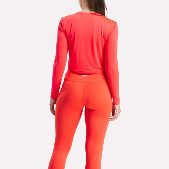 Core Slim Fit Crop Long Sleeve Tee för damer Core Slim Fit Crop Long Sleeve Tee för damer