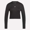 Core Slim Fit Crop Long Sleeve Tee för damer Core Slim Fit Crop Long Sleeve Tee för damer