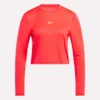 Core Slim Fit Crop Long Sleeve Tee för damer Core Slim Fit Crop Long Sleeve Tee för damer
