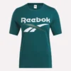 Dam-T-shirt med tvåfärgat logo och korta ärmar