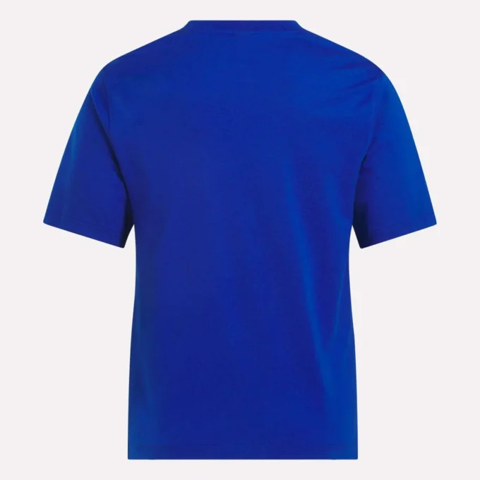 Dam-T-shirt med tvåfärgat logo och korta ärmar
