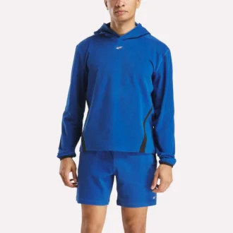 Fleecehoodie för män