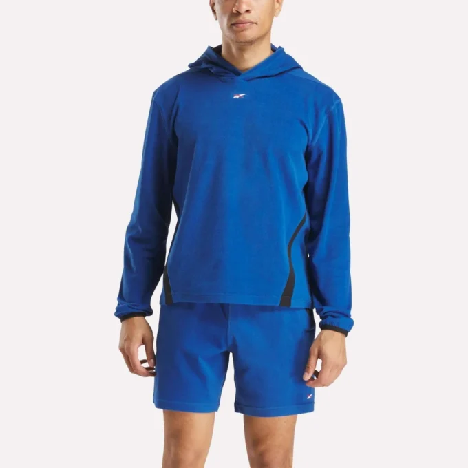 Fleecehoodie för män