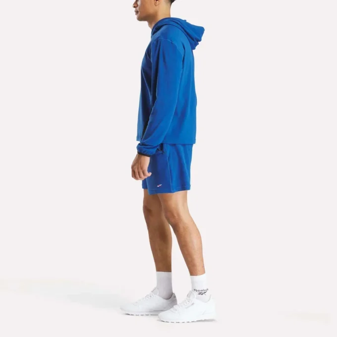Fleecehoodie för män