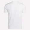 Herr-T-shirt med kort ärm, rund hals och liten logotyp Herr-T-shirt med kort ärm, rund hals och liten logotyp
