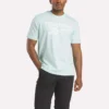 Herr-T-shirt med stor logotyp och rund hals Herr-T-shirt med stor logotyp och rund hals