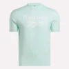 Herr-T-shirt med stor logotyp och rund hals Herr-T-shirt med stor logotyp och rund hals