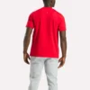 Herr-T-shirt med stor logotyp och rund hals Herr-T-shirt med stor logotyp och rund hals