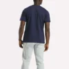 Herr-T-shirt med stor logotyp och rund hals Herr-T-shirt med stor logotyp och rund hals