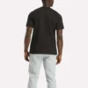 Herr-T-shirt med stor logotyp och rund hals Herr-T-shirt med stor logotyp och rund hals