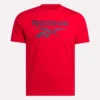 Herr-T-shirt med stor logotyp och rund hals Herr-T-shirt med stor logotyp och rund hals