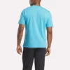 Herr-T-shirt med stor logotyp och rund hals Herr-T-shirt med stor logotyp och rund hals