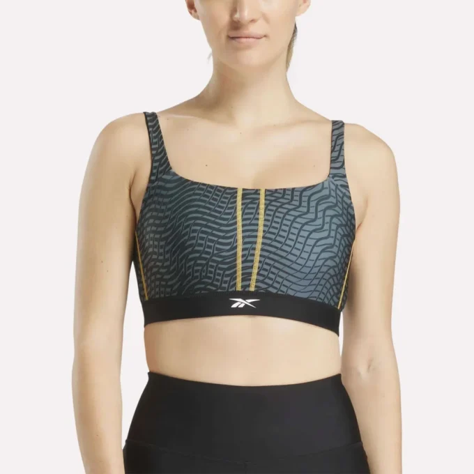 Hype Pack Blocked Allover Print Bralette för damer Hype Pack Blocked Allover Print Bralette för damer