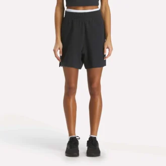 Identity högmidjade shorts för damer 5″