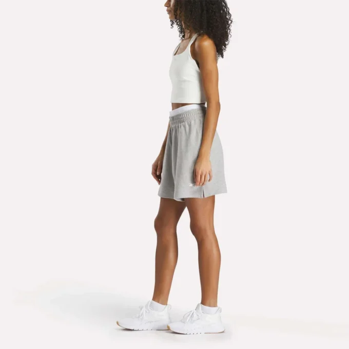 Identity högmidjade shorts för damer 5″