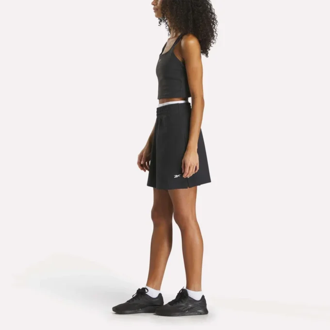 Identity högmidjade shorts för damer 5″