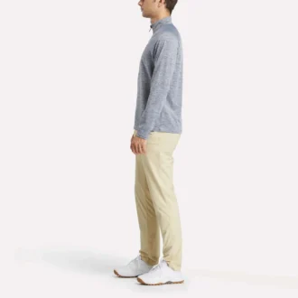 Kationisk, svettavvisande sweatshirt med kvartlång dragkedja för män
