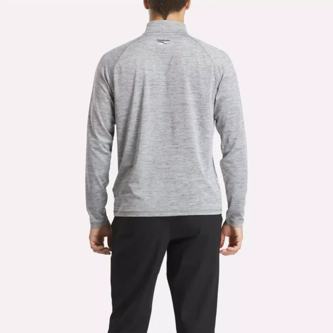 Kationisk, svettavvisande sweatshirt med kvartlång dragkedja för män Kationisk, svettavvisande sweatshirt med kvartlång dragkedja för män