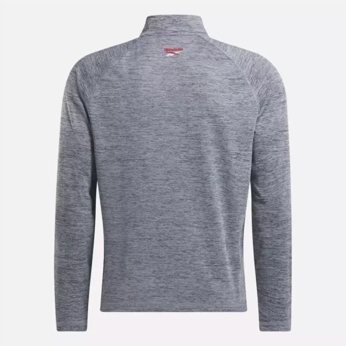 Kationisk, svettavvisande sweatshirt med kvartlång dragkedja för män Kationisk, svettavvisande sweatshirt med kvartlång dragkedja för män
