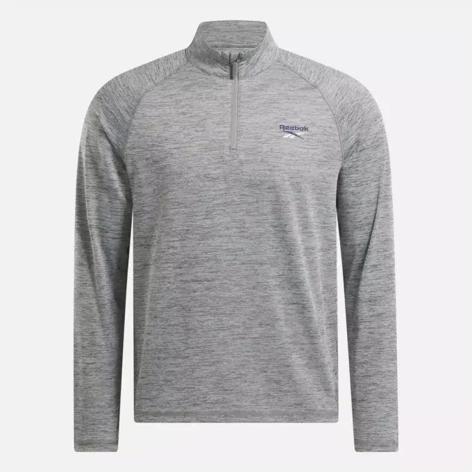 Kationisk, svettavvisande sweatshirt med kvartlång dragkedja för män Kationisk, svettavvisande sweatshirt med kvartlång dragkedja för män