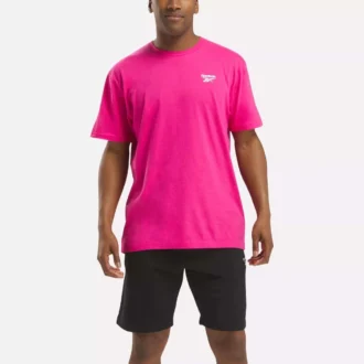 Klassisk T-shirt med liten logotyp för män