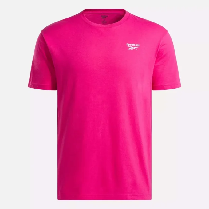 Klassisk T-shirt med liten logotyp för män