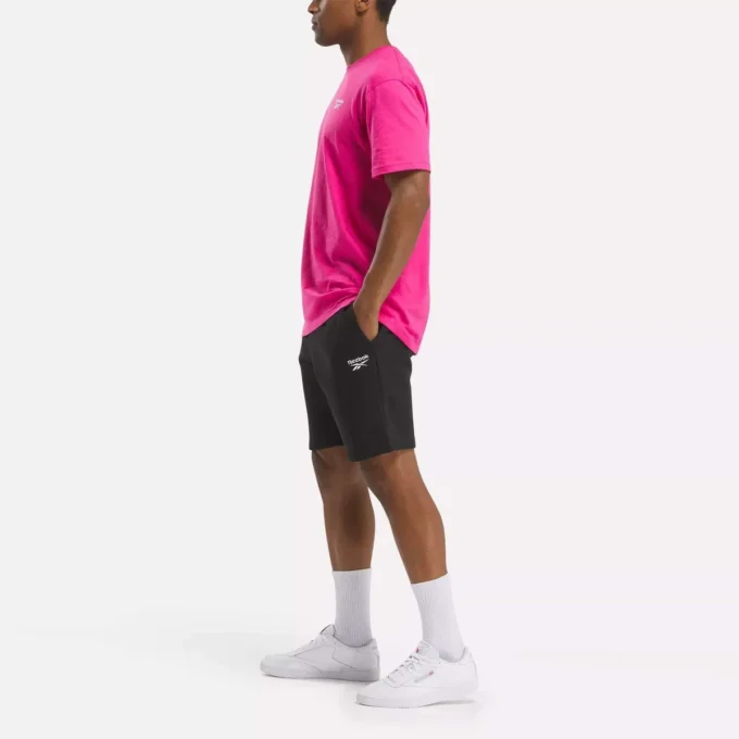 Klassisk T-shirt med liten logotyp för män