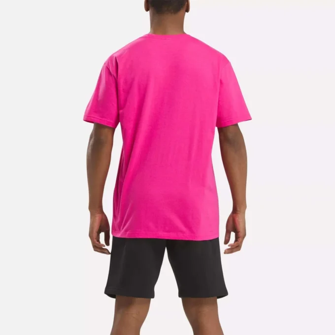 Klassisk T-shirt med liten logotyp för män