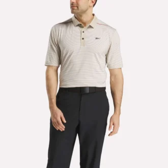 Kortärmad Core Stripe-polotröja för män