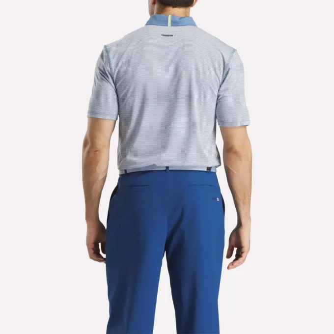 Kortärmad Core Stripe-polotröja för män