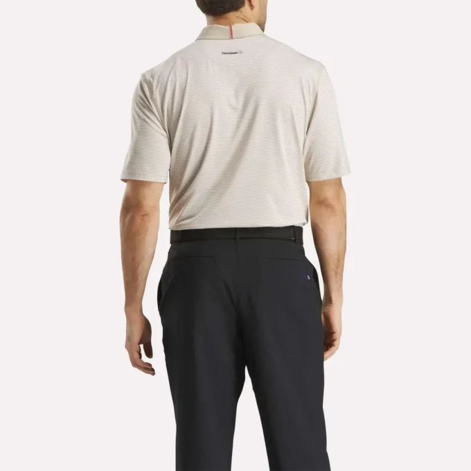Kortärmad Core Stripe-polotröja för män