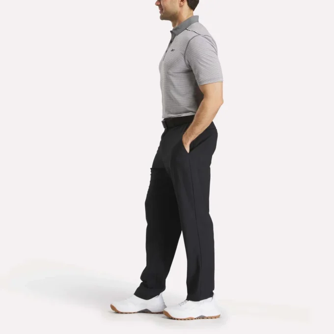 Kortärmad Core Stripe-polotröja för män