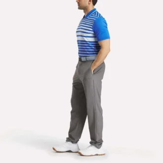 Kortärmad Nano Stripe Pullover Polo för herr