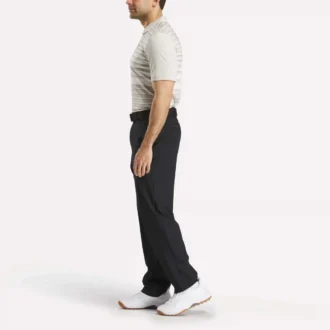 Kortärmad Nano Stripe Pullover Polo för herr