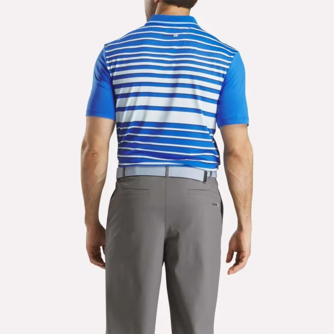 Kortärmad Nano Stripe Pullover Polo för herr Kortärmad Nano Stripe Pullover Polo för herr