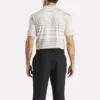 Kortärmad Nano Stripe Pullover Polo för herr Kortärmad Nano Stripe Pullover Polo för herr