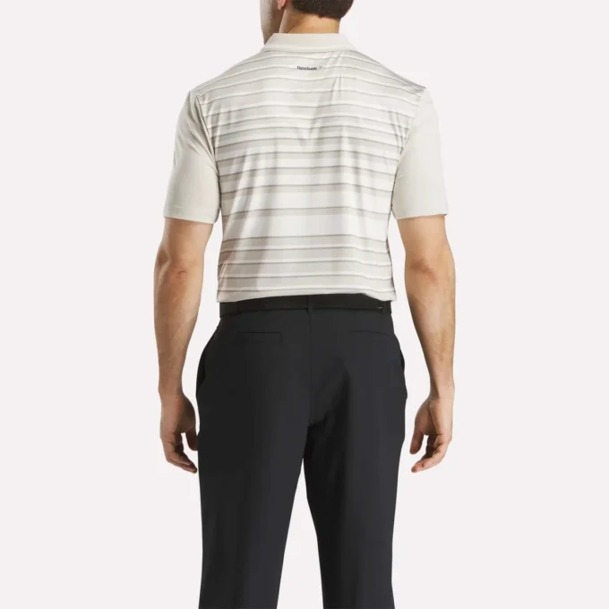 Kortärmad Nano Stripe Pullover Polo för herr Kortärmad Nano Stripe Pullover Polo för herr