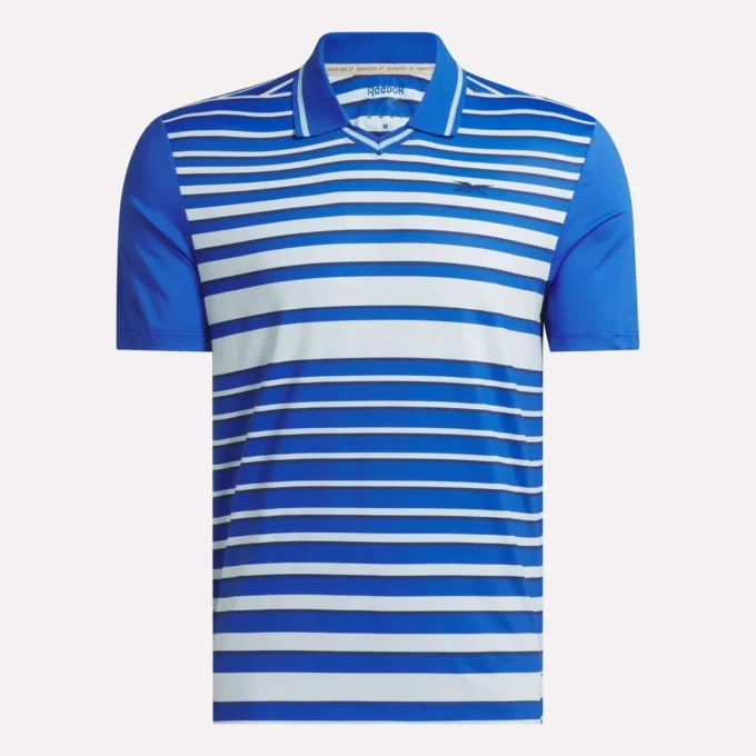 Kortärmad Nano Stripe Pullover Polo för herr Kortärmad Nano Stripe Pullover Polo för herr
