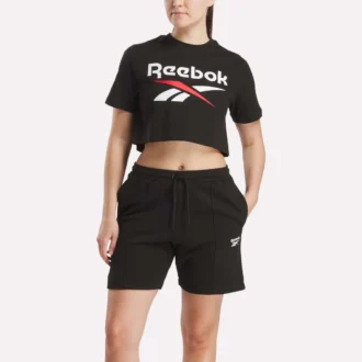 Kortärmad T-shirt med tvåfärgat logo för damer