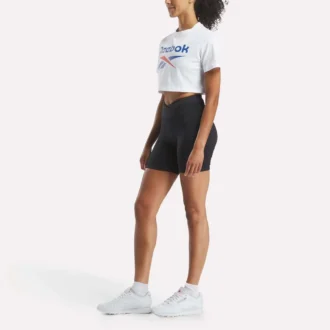 Kortärmad T-shirt med tvåfärgat logo för damer