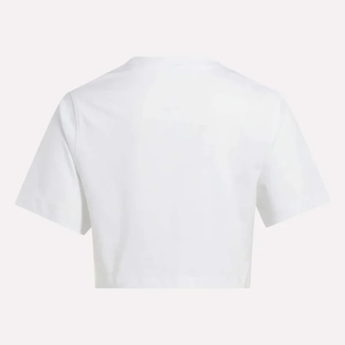 Kortärmad T-shirt med tvåfärgat logo för damer Kortärmad T-shirt med tvåfärgat logo för damer