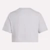 Kortärmad T-shirt med tvåfärgat logo för damer Kortärmad T-shirt med tvåfärgat logo för damer