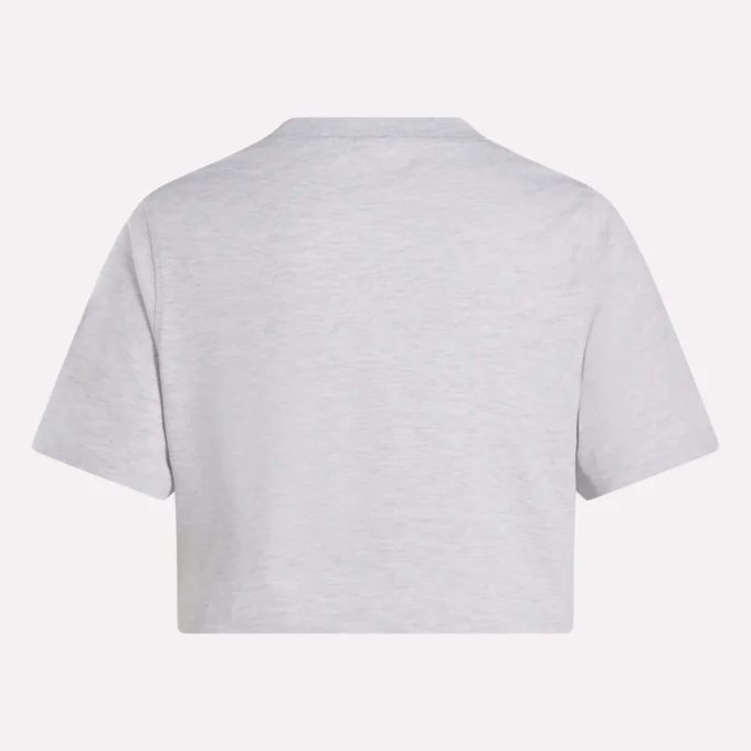 Kortärmad T-shirt med tvåfärgat logo för damer Kortärmad T-shirt med tvåfärgat logo för damer