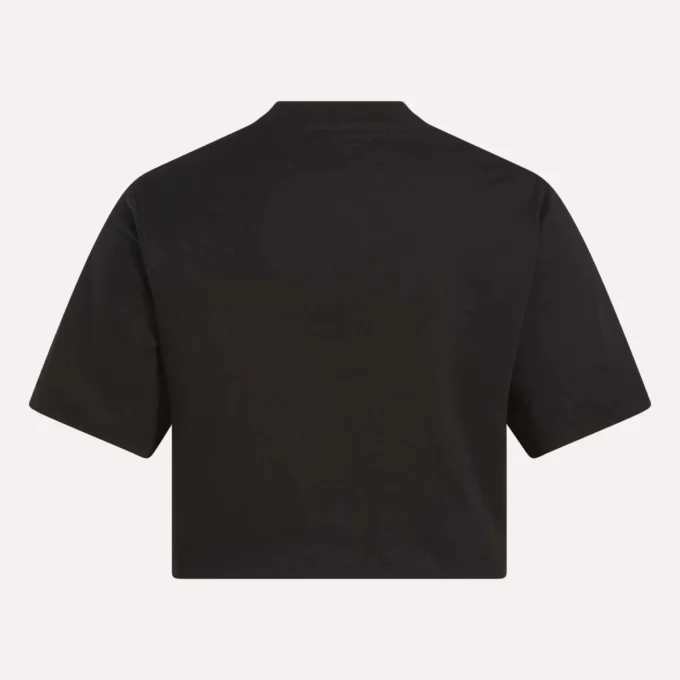 Kortärmad T-shirt med tvåfärgat logo för damer Kortärmad T-shirt med tvåfärgat logo för damer