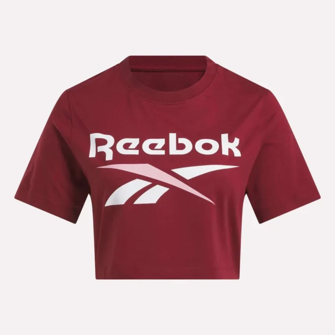 Kortärmad T-shirt med tvåfärgat logo för damer Kortärmad T-shirt med tvåfärgat logo för damer